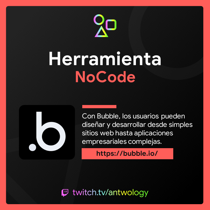 ¿Sabíais que #Bubble permite a personas sin conocimientos técnicos crear aplicaciones web sin necesidad de escribir código? 🔍📚

Bubble8 fue fundada por Emmanuel Straschnov y Josh Haas en 2012 en Nueva York 😊