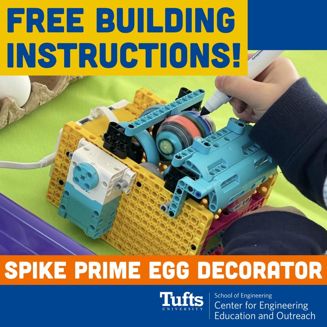 FREE Building Instructions! 

Do you have a @LEGOEducation SPIKE Prime kit? You can build this egg decorator that debuted at last year's White House Easter Egg Roll!

Download your copy today!
loom.ly/VPLR14E