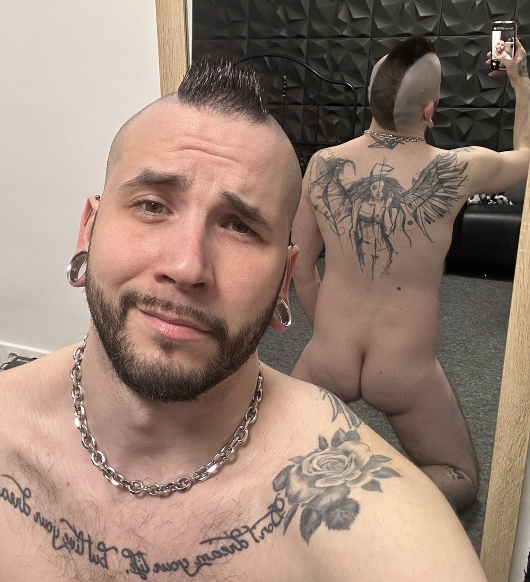 Hello boys! Ass? Would you fuck me hard? retweet it then #gay #tattoos #piercings #mohawk #rt #retweet #ass
