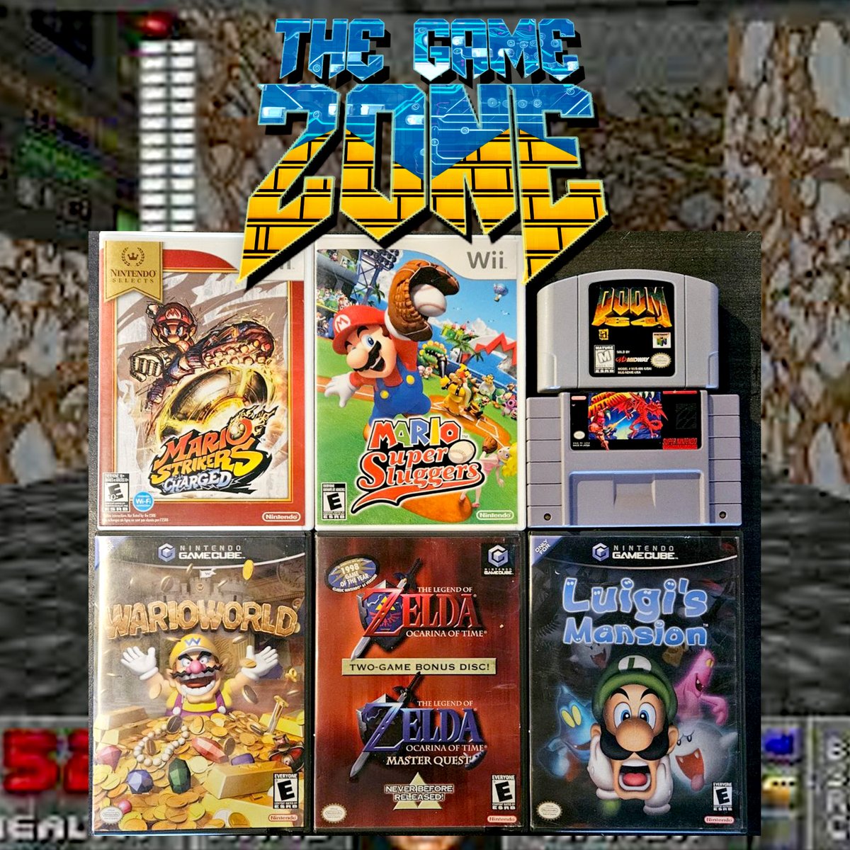 TheGameZoneGZ's tweet image. TJi! #mariostrikerscharged #mariosupersluggers #doom64 #supermetroid #warioworld #thelegendofzelda #ocarinaoftimemasterquest #zeldabonusdisc #luigismansion #wiigames #n64games #snesgames #gamecubegames #thegamezone #hillsdalenj