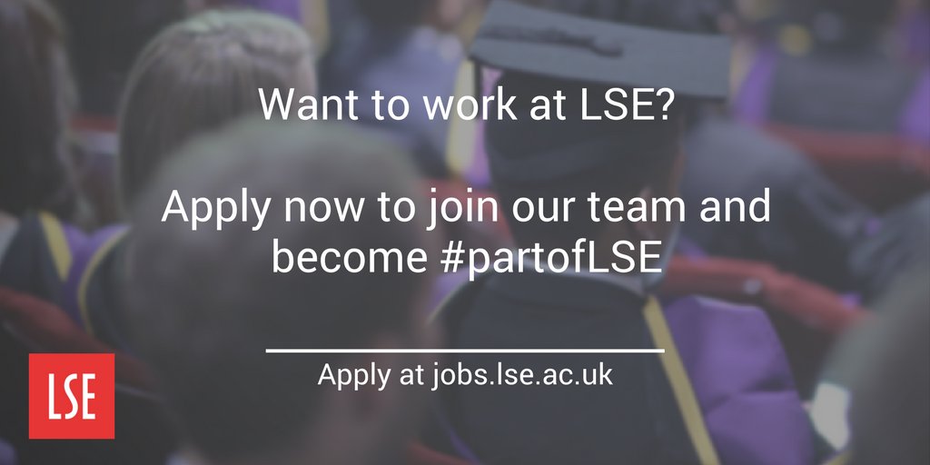 🚨 We have 2 x IPE Fellow vacancies available! See below for the full job description! ℹ️ 🔗▶️jobs.lse.ac.uk/Vacancies/W/15…