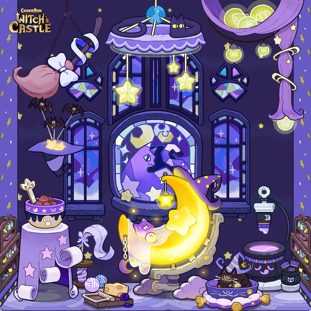 WitchsCastle_EN's tweet photo. Decors for Witchberry Cookie! 
Collect various decors and use them to decorate your castle!  

#CookieRunWitchsCastle #CWC 🍪 https://t.co/zzhwHtU9Z8