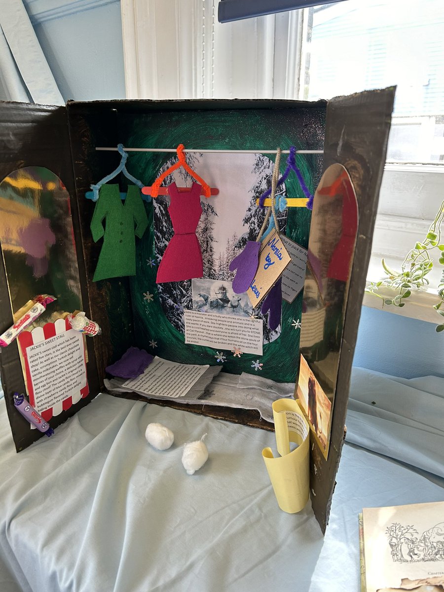 Displays of wonderful Year 5 English work are ‘springing’ up at the end of term. Look at these beautiful Narnia projects in Mrs Switsur’s classroom! <a href="/St_Faiths/">St Faith's Cambridge</a>