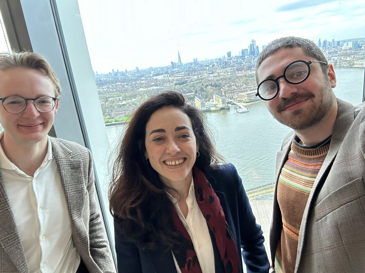 Had a fantastic time at @EBRD with my incredible hosts, @maxchupilkin and @joseph_sassoon, discussing #AI and #FutureofWork. The seminar room view was simply amazing! Feeling grateful for the opportunity and the warm hospitality.