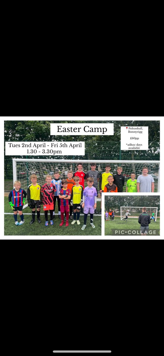 mandrewsgk's tweet photo. Any GKs looking for some extra training this Easter. DM now to find out more or book your slot. All Gks welcomed ⚽️🧤#MAGK https://t.co/9ZNEiwsmNh