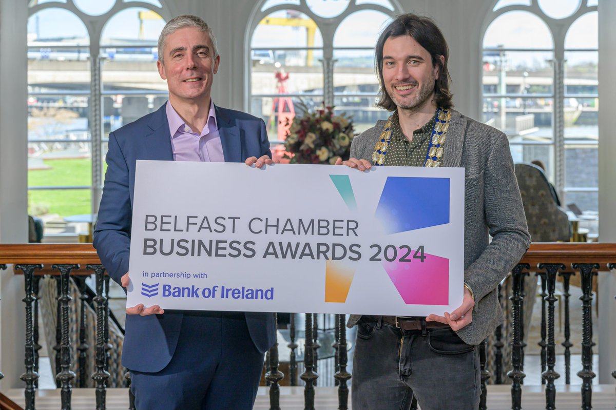 As proud sponsors of the Business Success Award at the @BelfastChamber Business Awards, we were delighted to attend the Launch yesterday morning at Custom House, Belfast.  
#BelfastChamberBusinessAwards