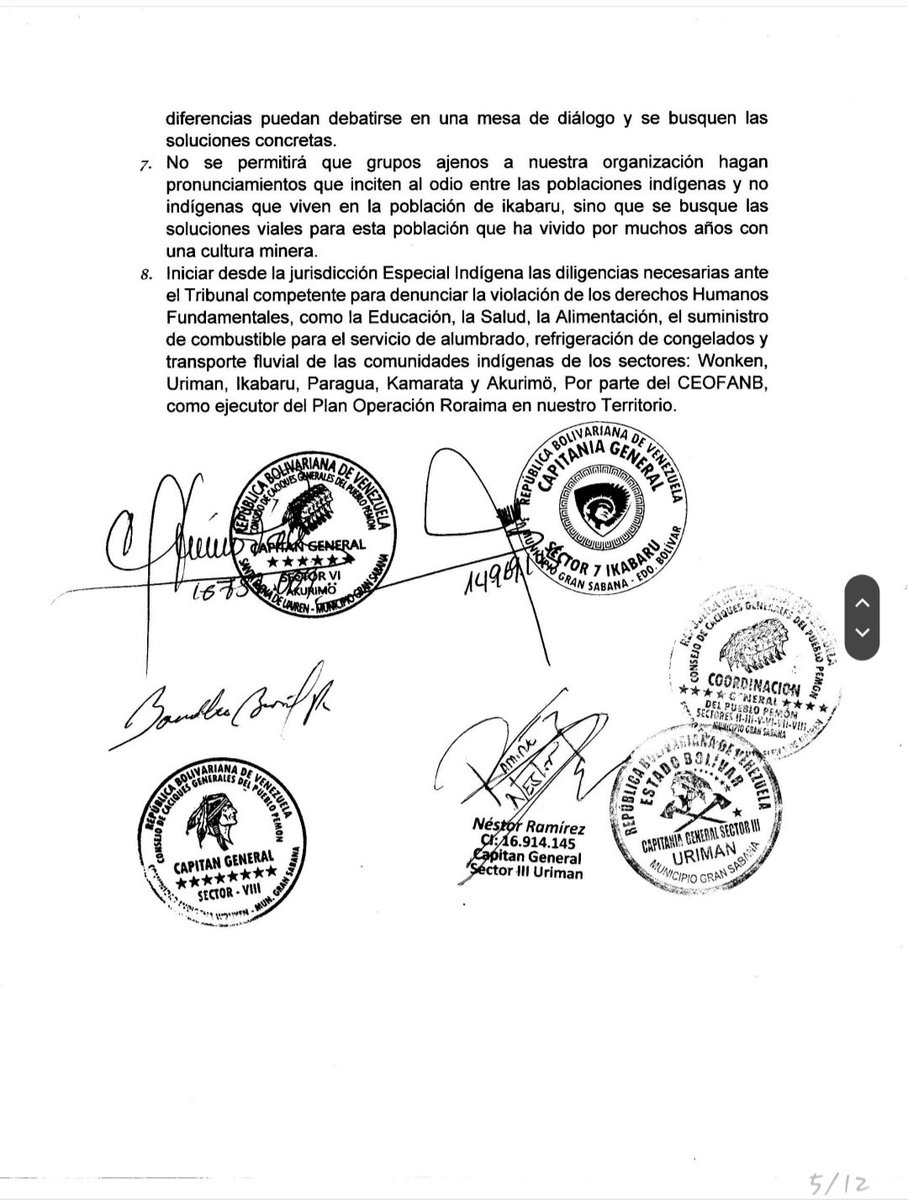 FrenteIndigena's tweet photo. Consejo de Caciques Generales y Comunitarios Del Pueblo Pemon se pronuncia ante la suspensión de Vuelos aéreos a las comunidades de dificil acceso en la gran sabana y denuncia violacion de derechos humanos fundamentales por parte de @CEOFANBVE @dhernandezlarez https://t.co/LgDc1sKFq5