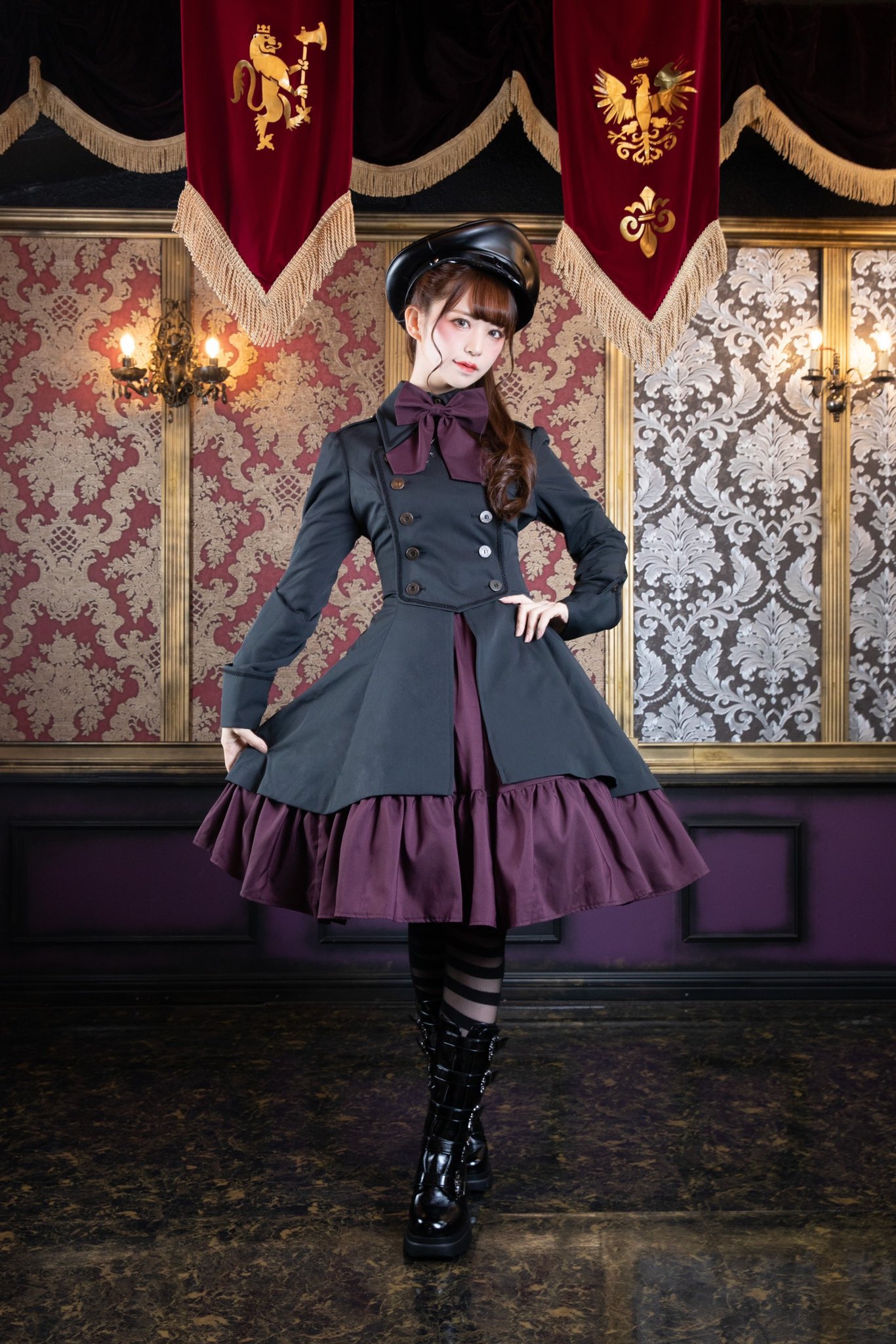 ATELIER BOZ - アトリエBOZ軍服ワンピースの通販 by あや's shop