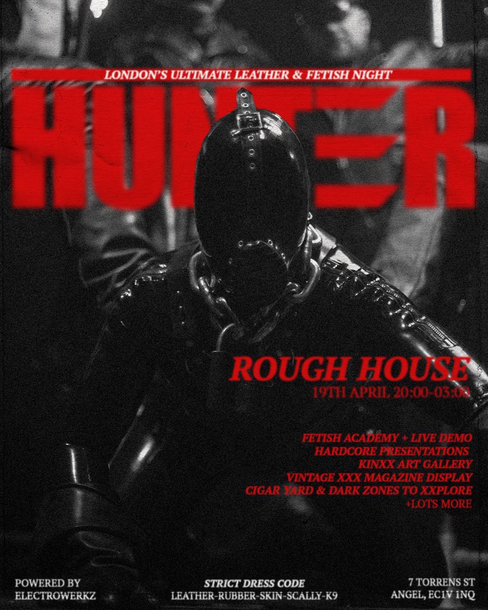 Hunter’s Gimp! 
<a href="/BrewHunterUK/">Brew Hunter</a> ROUGH HOUSE
19.04.24 📍Electrowerkz
