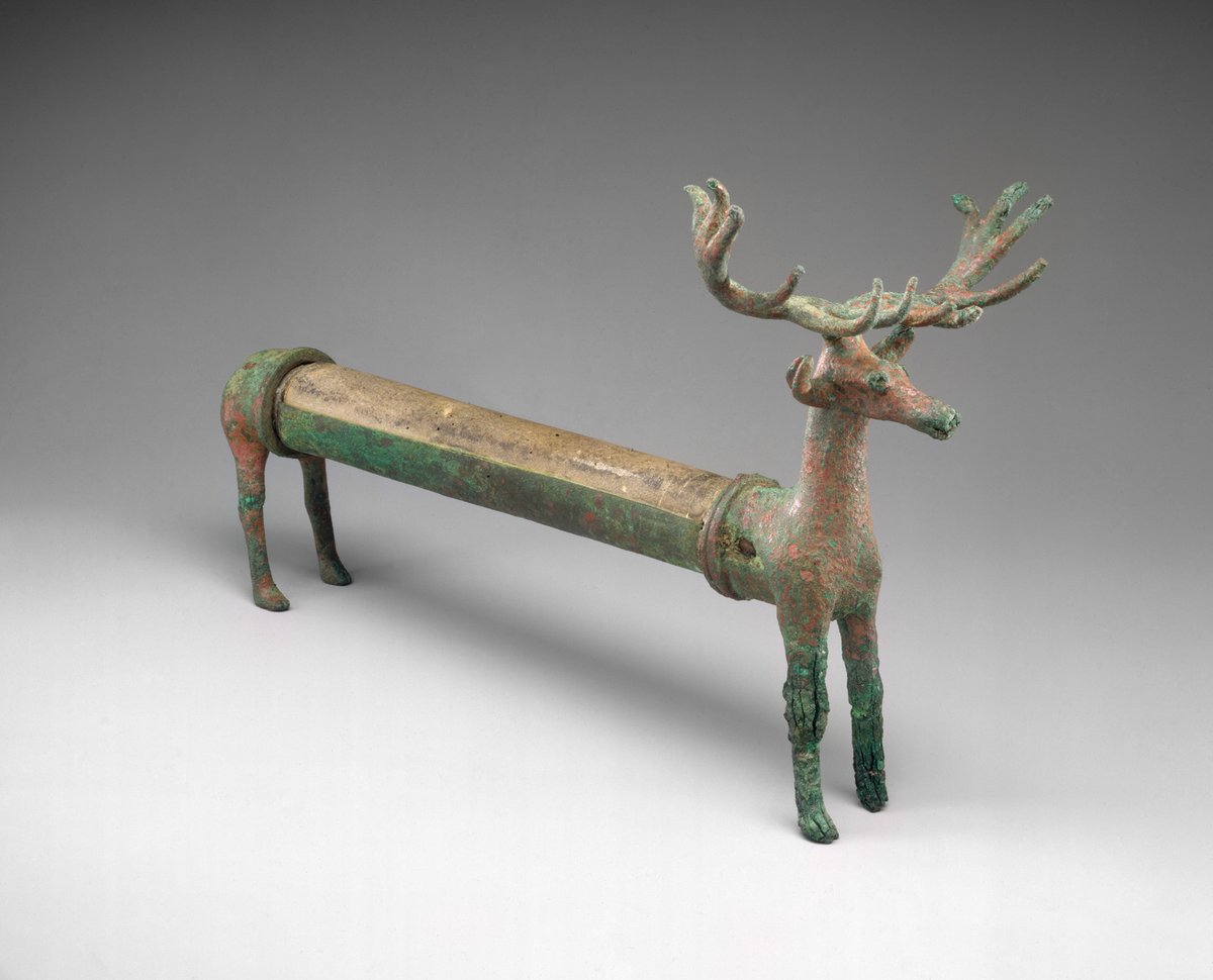 Whetstone in the form of a stag metmuseum.org/art/collection…