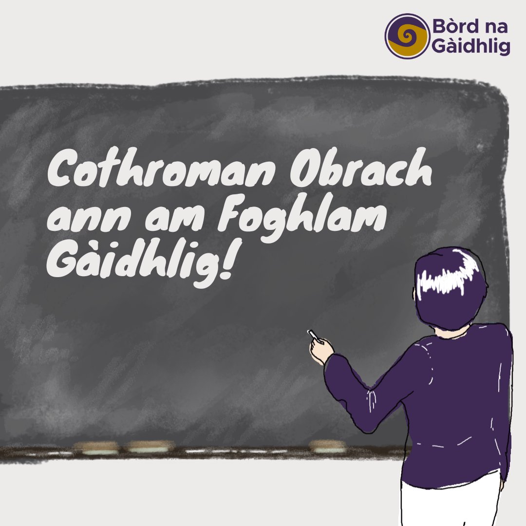 💼👀Tha iomadh diofar chothrom-obrach ri fhaighinn ann am foghlam Gàidhlig an-dràsta. Chì sibh an seo iad👇 myjobscotland.gov.uk/search?keyword… #Gàidhlig #Gaelic #foghlam #cothroman @myjobscotland