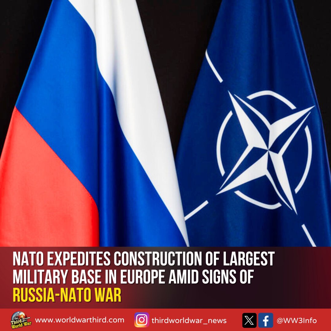 WW3Info's tweet image. #WW3: NATO expedites construction of Europe's largest #MilitaryBase in #Romania expanding Mihail Kogălniceanu Airport. It also plans to deploy 10,000 troops amid signs of Russia-NATO war. Russia responds with warning, says base will be first target if #RussiaNATO conflict erupts.