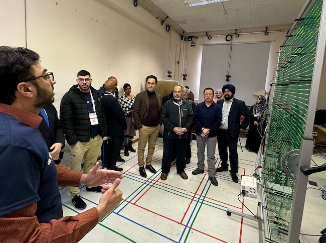 Some of the world's leading antenna and propagation researchers visited @UofGEngineering yesterday to learn about our pioneering research in a wide range of areas. Read more here: gla.ac.uk/news/headline_…