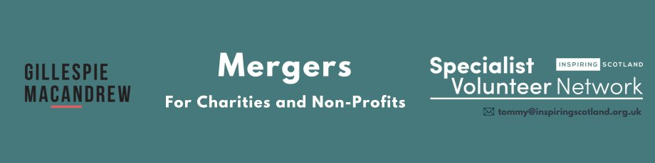 Merging with another organisation can be an exciting opportunity 🤝 Our @svnscotland volunteers at @GMacandrew are hosting a webinar that will give you the best chance in having a successful merger! 📅 Wednesday 24th April ⏰ 10am - 11am Book now 👇 events.teams.microsoft.com/event/1b1b1247…