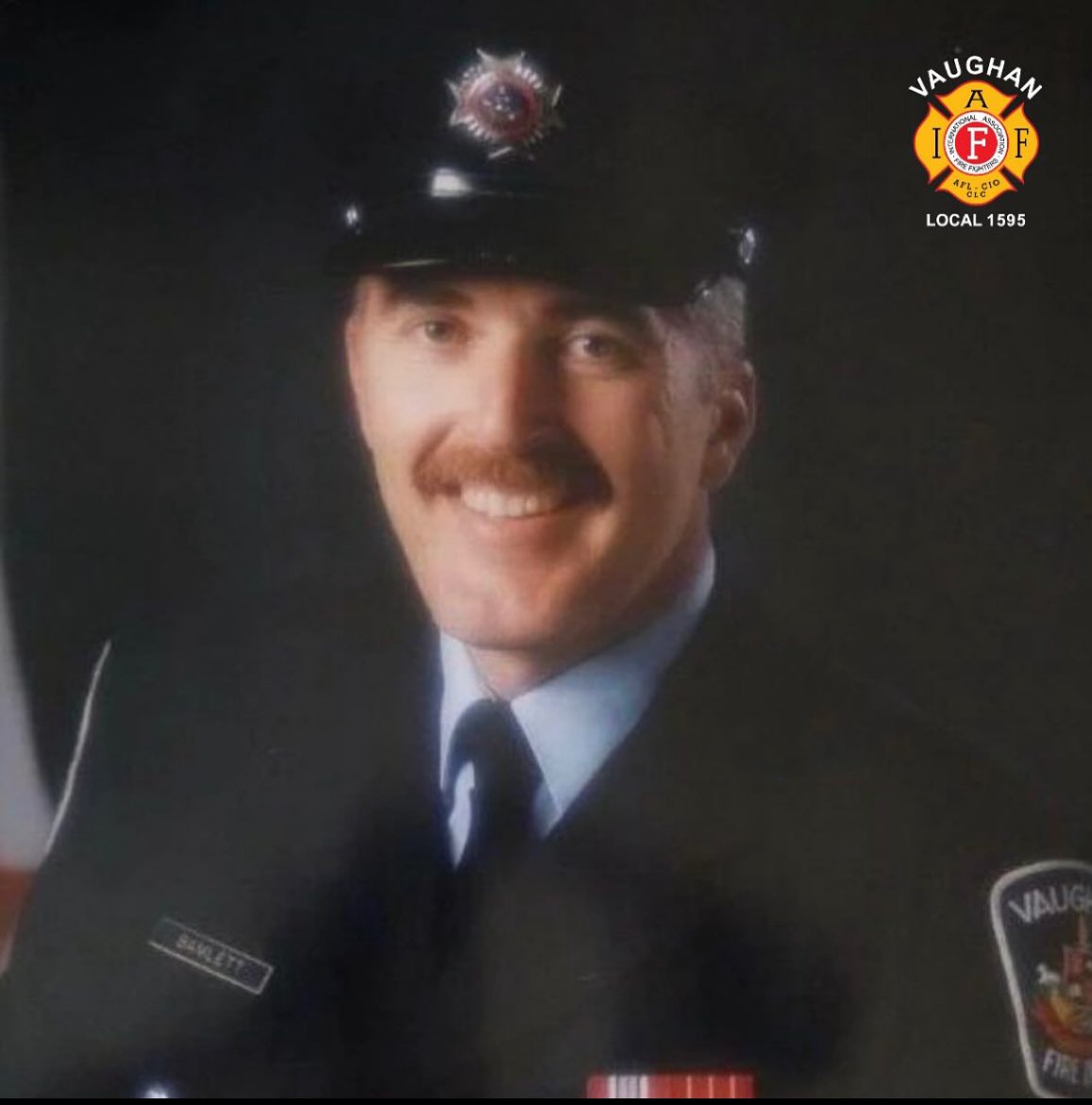 ff4vaughan's tweet photo. Today we remember our Brothers Bruce, who paid the ultimate sacrifice in their service to the citizens of Vaughan. 

In 1986, he became a Firefighter with Vaughan Fire, qualified as an Acting Captain, and was active in the Training Division
Bruce G. Bamlett - #LODD March 21, 1997 https://t.co/eAJkQUKuzc