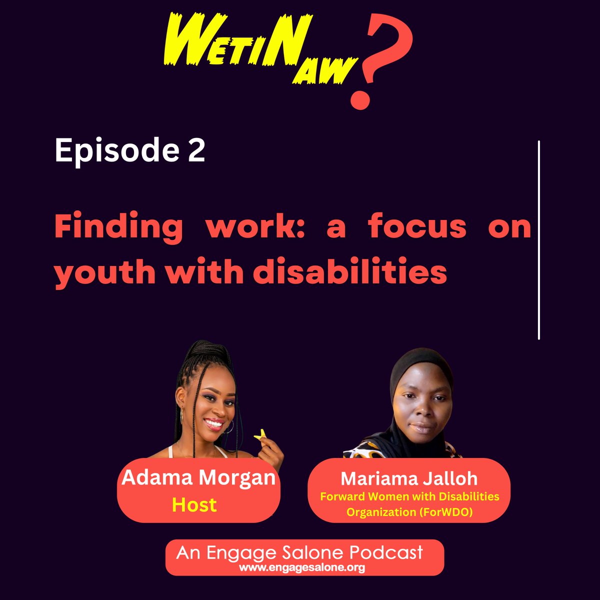 Join us as we delve into the challenges, triumphs, and remarkable journeys of individuals with disabilities as they navigate physical and mental spaces in pursuit of meaningful employment. Listen here 👉🏾buzzsprout.com/2301212/146895…