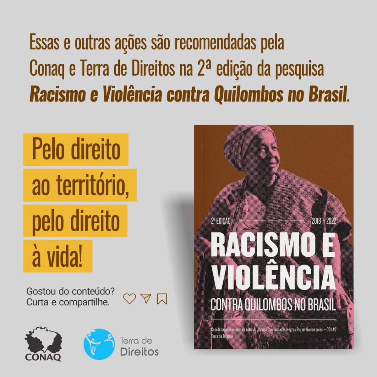 Saiba mais sobre a pesquisa: terradedireitos.org.br/racismoeviolen… #NãoAoRacismo #21deMarço