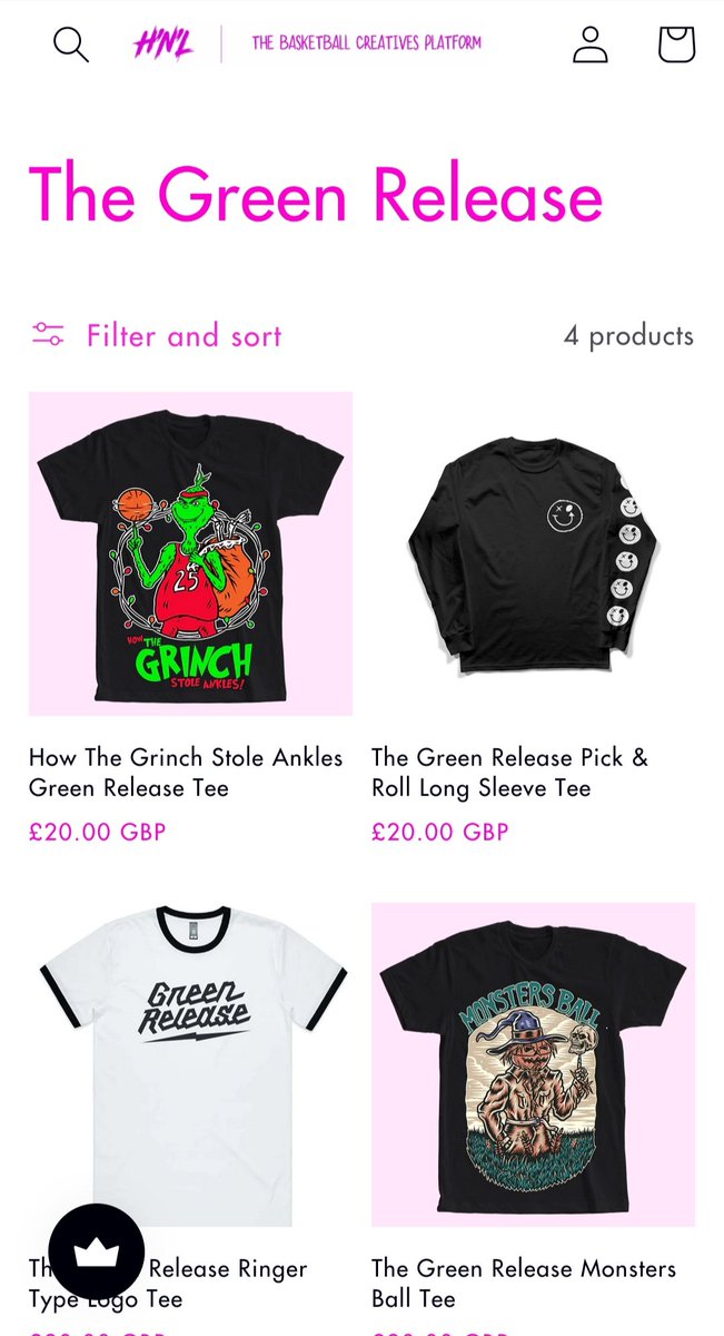 Want to grab yourself some nifty looking Green Release shirts? Just follow the smiles over at @NLootin (hoopinnlootin.com) Currently, the ONLY place you can purchase Green Release Merch.
