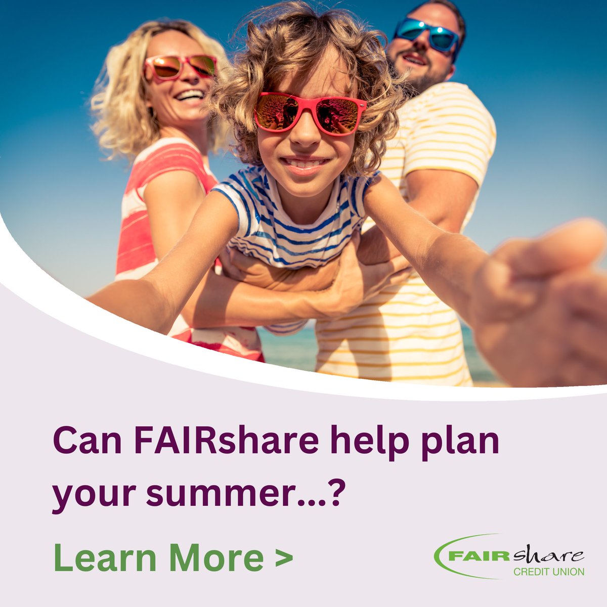 FAIRshare provides flexible savings & manageable loans based on affordability. Why not see if we can help you unlock your summer plans... ☀️fairshare.uk.com #notforprofit #summer2024