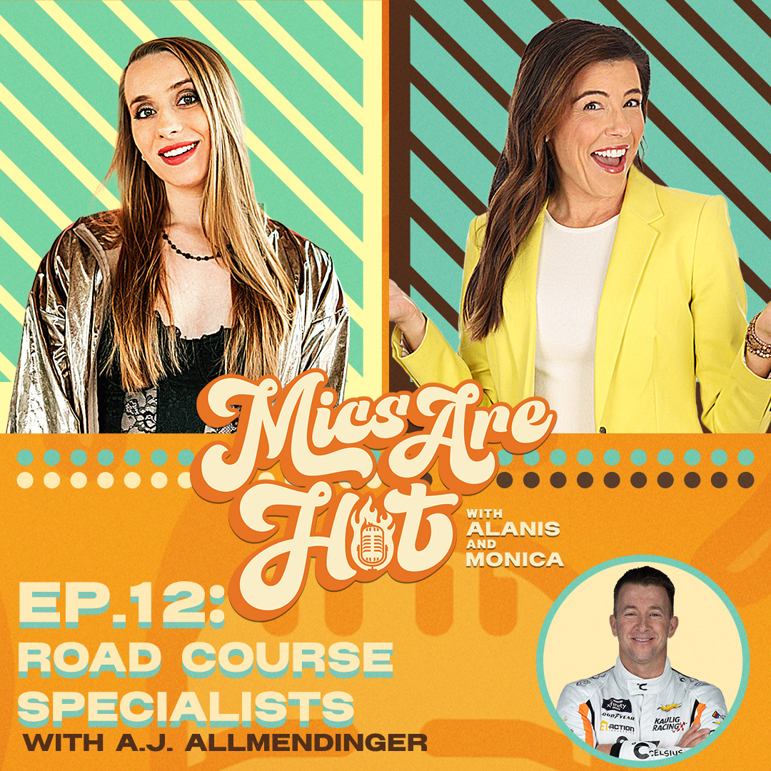NEW #MicsAreHot out NOW featuring @AJDinger! 🎙️🔥 Alanis & Monica talked with driver AJ Allmendinger before heading to @NASCARatCOTA where he’ll be running double duty for @KauligRacing. 🤠 👥 @alanisnking x @MonicaPalumbo WATCH/LISTEN 🎧: hubs.ly/Q02qctkk0