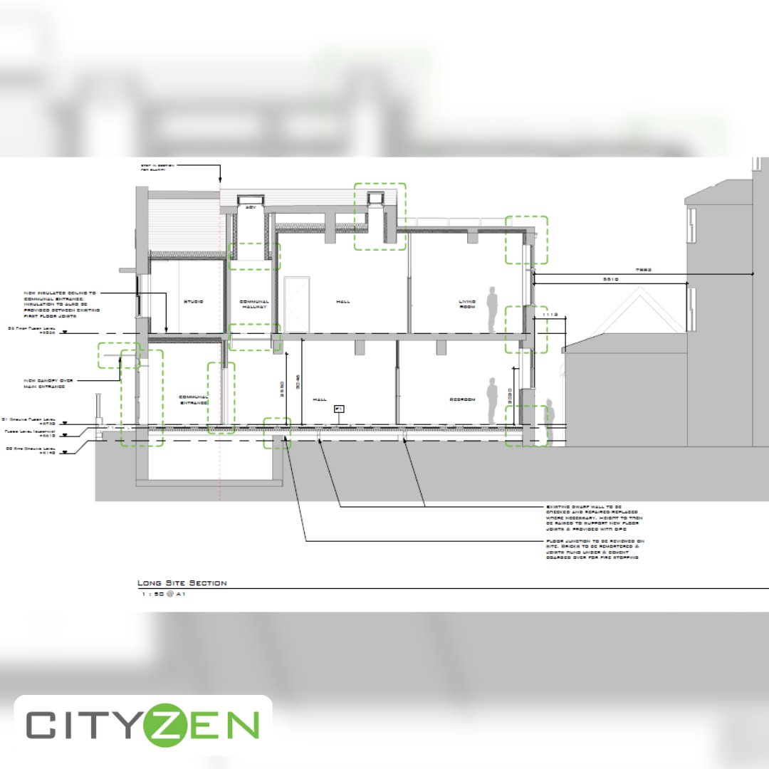 Our team have been creating a tender pack for our Adur and Worthing Council project for checking and coordination with other members of the #design team. It's a #refurbishment of a #HistoricBuilding that’s been changed over the years and is now being turned into #SocialHousing.