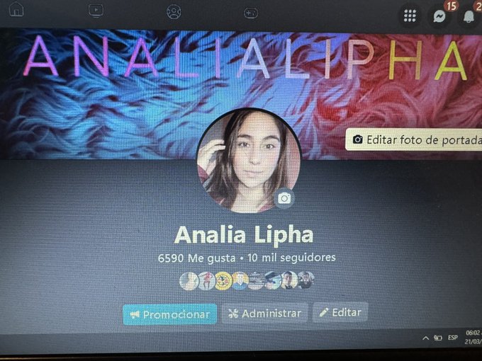 2 pic. Buenos días mis amores queria decirles que esta es mi cuenta oficial de FB y fan page oficial