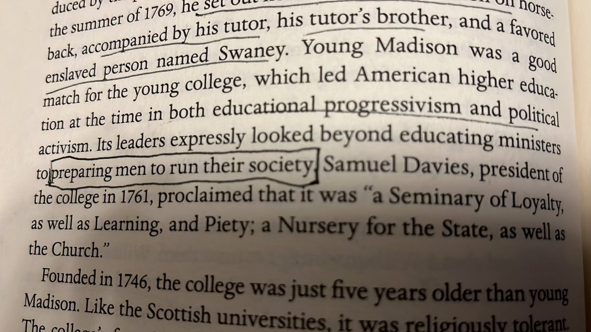 Listening to @UpFirst report on Alabama restricting the “liberal agenda” in colleges by banning divisive concepts made me wonder about @tomricks1’s book “First Principles”. What would have happened if England had restricted “liberal education” in colonial America?