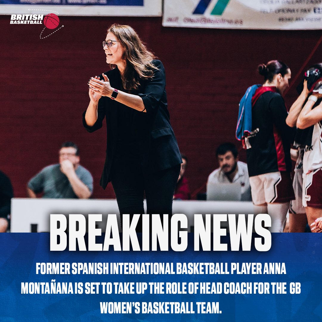 🚨Breaking News! Anna Montañana has been confirmed as the new Head Coach for the GB senior women’s team - the first woman to ever lead a senior British Basketball team. 🖋️ Read more 👉 gb.basketball/2024/03/21/new… #BritishBasketball