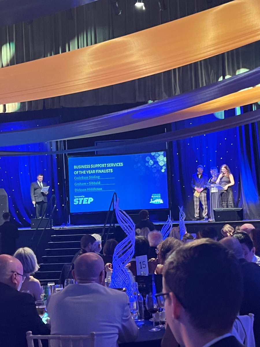 Thrilled to attend @GoForthStirling Stirling's Business Awards 2024! We were proud sponsors of 'Stirling Business Support Services of the Year.' Witnessed incredible dedication from local businesses. Congratulations to all winners and nominees! 🏆 #StirlingBusinessAwards2024