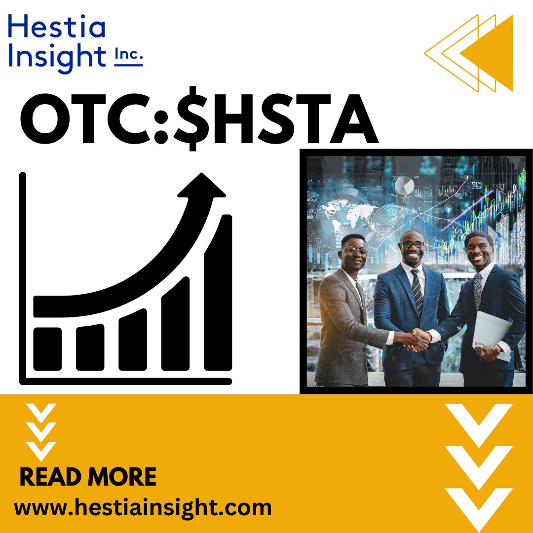 Chris_pine7's tweet photo. Hestia Insight Inc. ( $HSTA) leads the charge in empowering growth for micro, small, and medium-sized companies. With 27.93 million outstanding shares and a market cap of $4.38 million, its impact is significant.

#stockmarket #traders #investors #stockstobuy $AUPH $PARA $QQQ https://t.co/CPPtbLt4z7