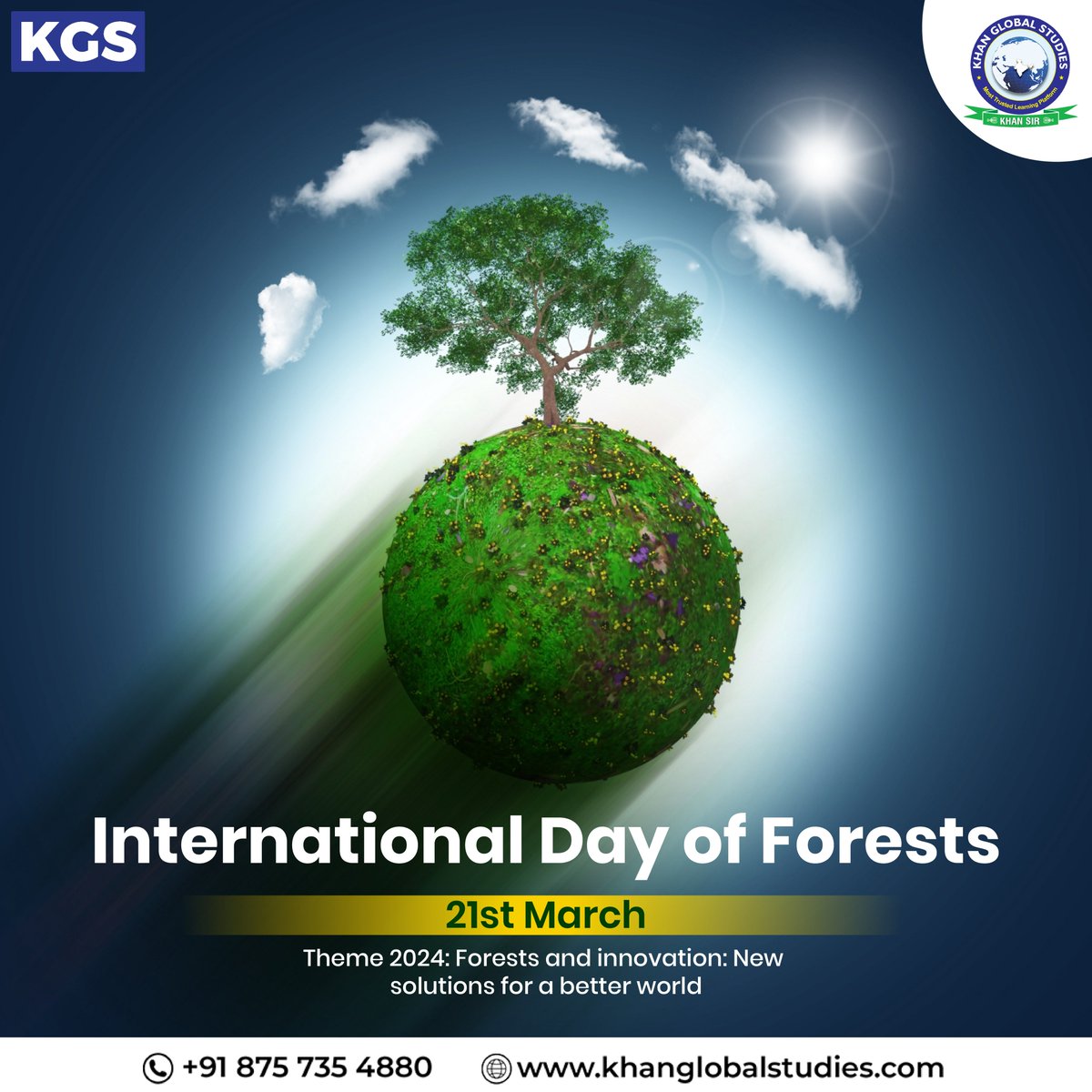 kgs_live's tweet photo. वन और वृक्षों को मत करियें नष्ट, वरना साँस लेने में उठाना पड़ेगा कष्ट।
सभी को International Day of Forests की हार्दिक शुभकामनाएँ।
.
.
.
#internationaldayofforest #forest #theme2024 #innovation #aware #currentaffairs #didyouknow #gk #kgsias #khanglobalstudies #Khansir #upsc2024 #cse #upsc #learnmore