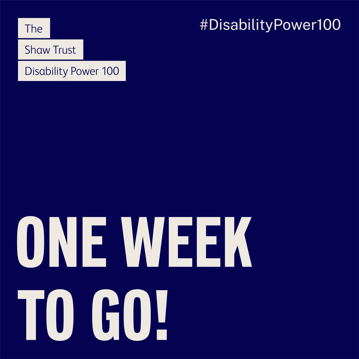 Each year the quality of nominations for the #DisabilityPower100 increases. Make sure your nomination gets noticed by our judges by looking at our sample answers: Individual: bit.ly/43pCNMQ Organisation: bit.ly/3TGQ6FJ Nominate now! bit.ly/3Vg8gz1