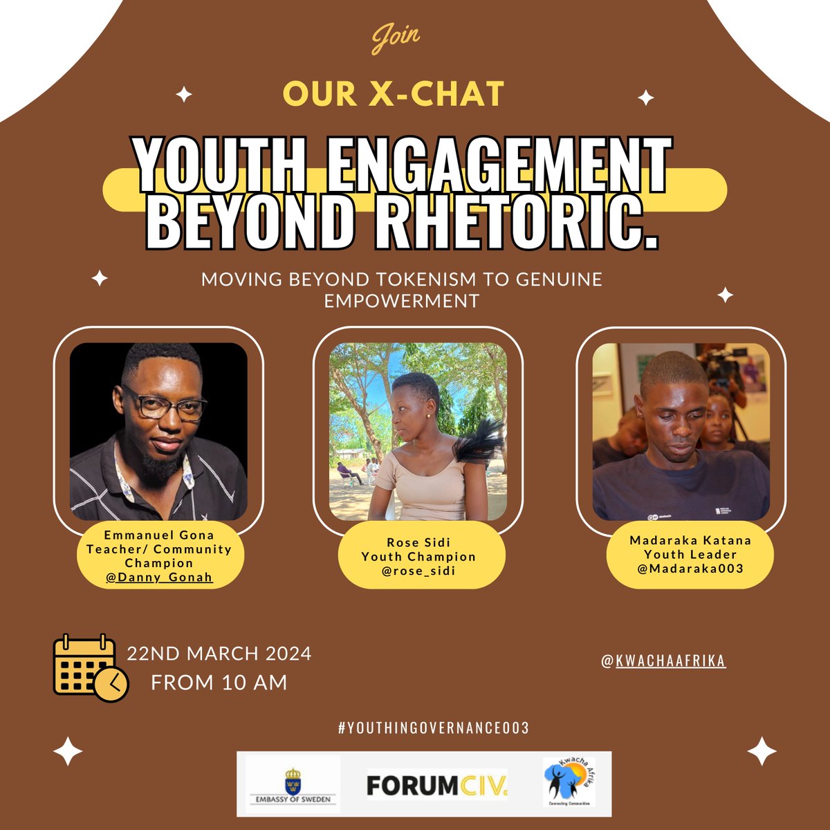 KwachaAfrika's tweet photo. 📈 Kilifi's development agenda is in our hands! Join the conversation as @Danny_Gonah @rose_sidi @Madaraka003  to explore innovative ways to drive progress and inclusion for all. #Youthingovernance003 https://t.co/sc9qVq1fQJ