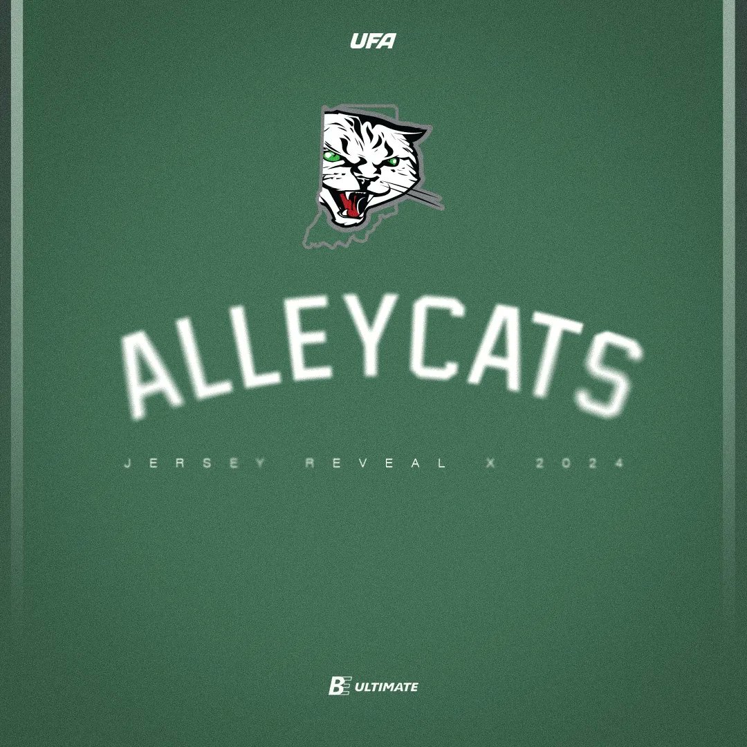 indyalleycats's tweet photo. A fresh look for the 2024 AlleyCats from @BEUlti 🔥

Order your replica jersey now &amp; you'll have it in time for the #UFA2024 Season. We'll see you in the stands 😉

https://t.co/9K7pLCugjW

#AlleyCats2024 #NaptownNiceBoiz #AmericasUltimateTeam #AllIN #UltimateFrisbee #Frisbee https://t.co/wt5FEw4q0y