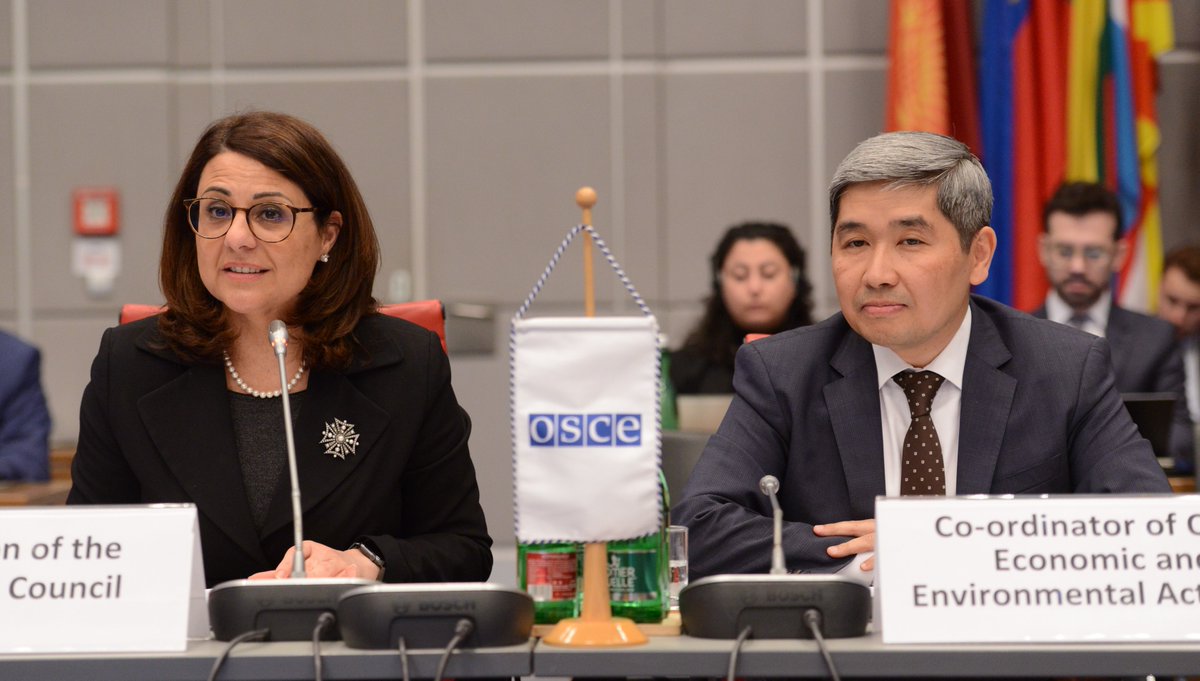 💬“Your dynamic project activity across the @OSCE region & the active engagement with various stakeholders & #OSCE structures, highlights our Organization's hands-on #impact on the ground”

📌Today, @BDzhusupov presented the Annual Report to the #PermanentCouncil, covering the