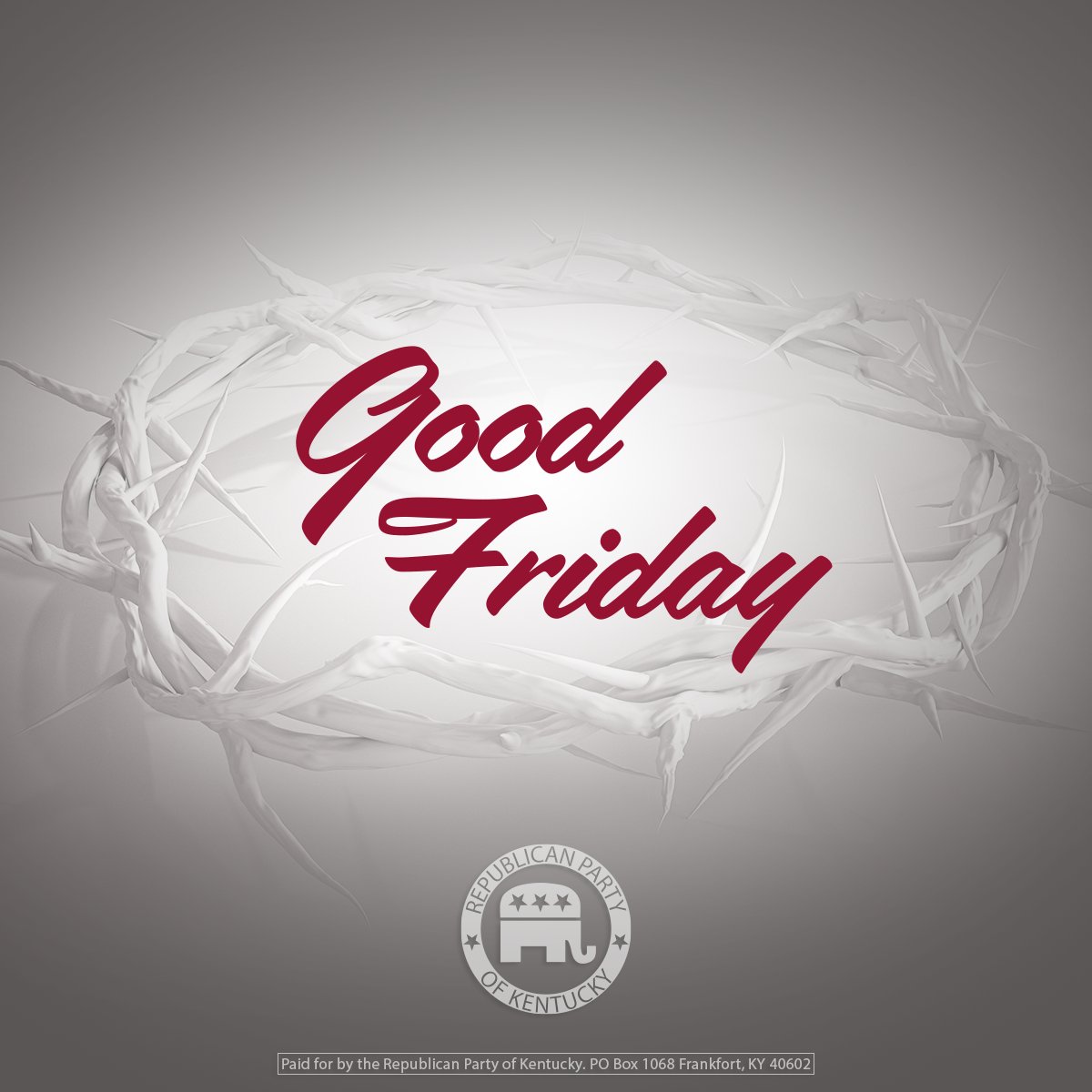 KYGOP's tweet image. As we observe Good Friday, let’s reflect and embrace the values of faith, forgiveness, and grace.