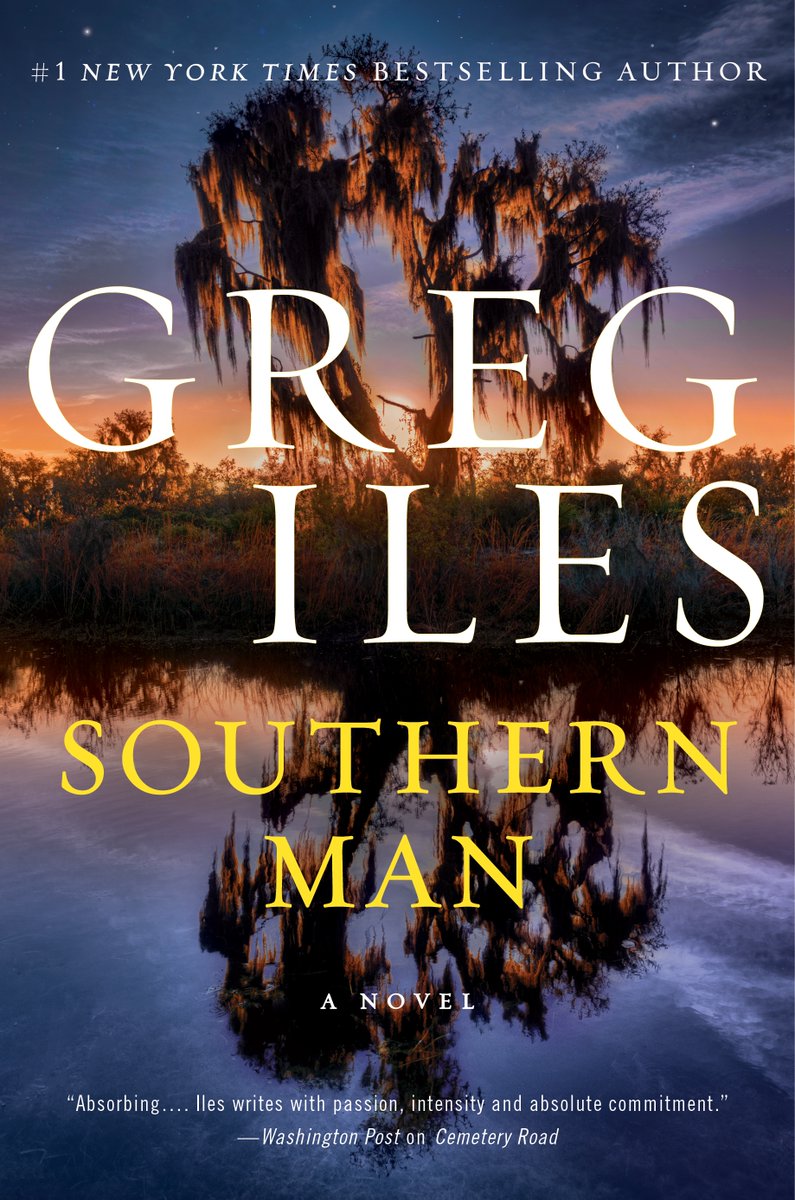 Good news! The second trade review for Southern Man also carries a ⭐, this time from @ALA_Booklist. “Astonishingly good… Politically charged and written in rich, visually evocative prose, this is Iles at his reader-thrilling best.” Learn more: bit.ly/3Tqx3hr