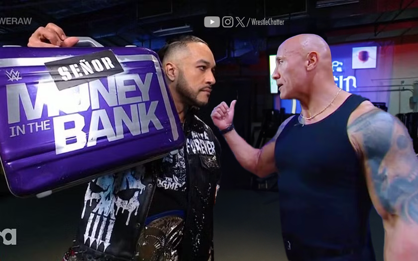 The Rock has influence over Damian Priest's cash-in timing and he abuses his power to make a mutually beneficial deal,costing Seth Rollins his World Heavyweight Championship at #WrestleMania What do you think about this idea? 👍👎