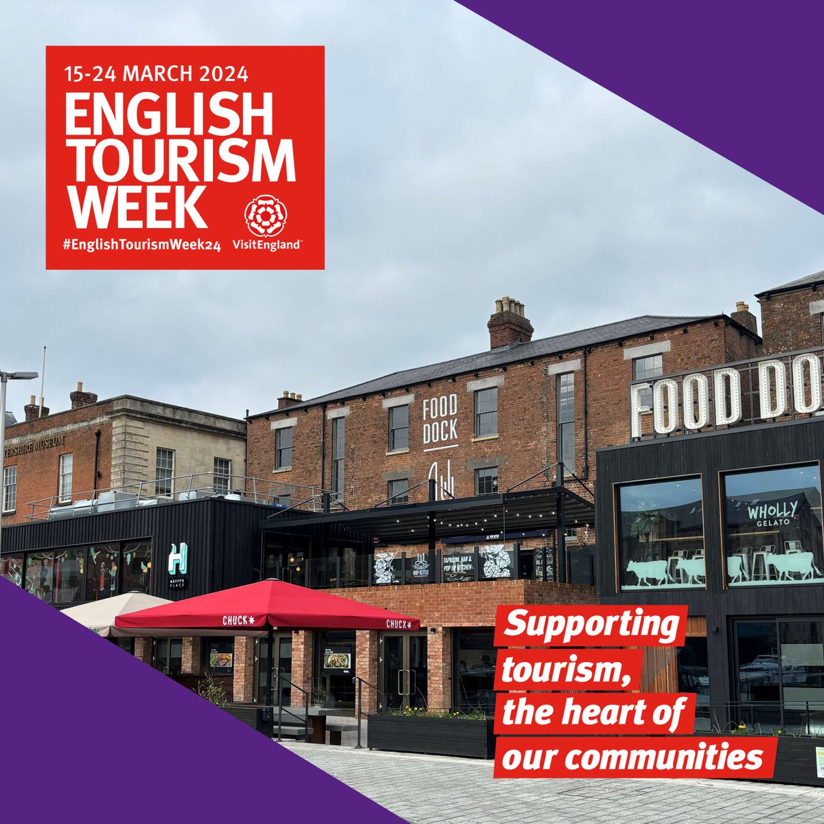 Gloucester Food Dock will eventually be home to fourteen independent food and drink businesses, with menus crafted by the skills of talented and creative independent businesses! Definitely worth a visit or three! gloucesterfooddock.co.uk #EnglishTourismWeek24