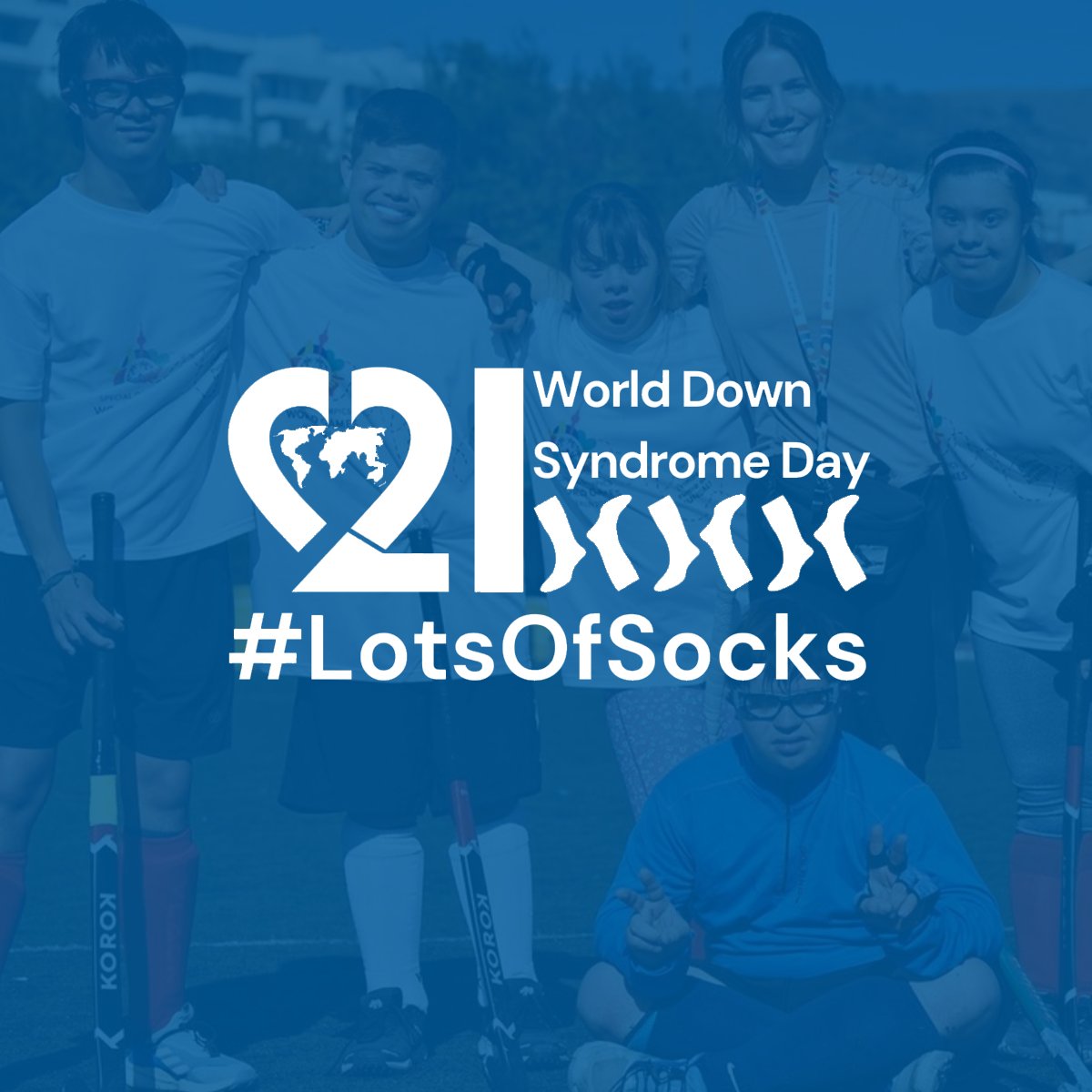 Embrace differences. Celebrate uniqueness. Happy #WorldDownSyndromeDay 💛💙 #AssumeThatICan #DownSyndromeAdvocate #LotsOfSocks