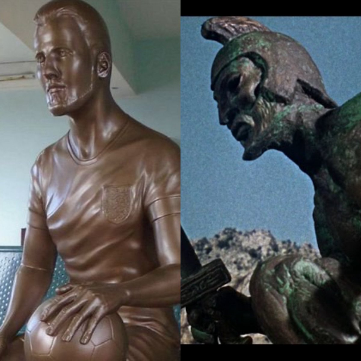 Thought I recognised the statue of #Kane….looks like #Talos from Jason and the Argonauts! 🤣🤣