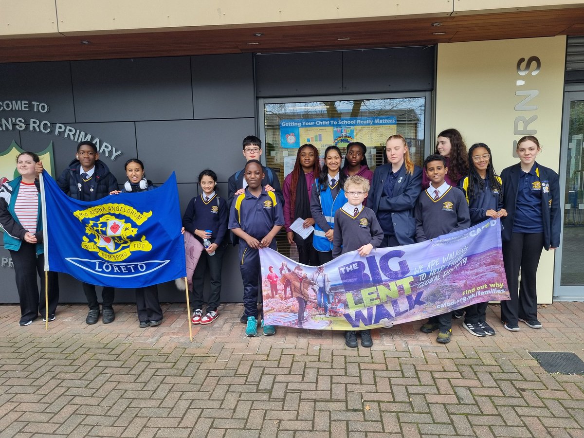 ChaplainLHS's tweet image. So grateful to #StKentigerns #OurLadysRC @RCDivineMercy  @LoretoChaplain for such hospitality #BigLentWalk #Lent2024 @CAFODSchools @CAFODSchools @SalfordDiocese