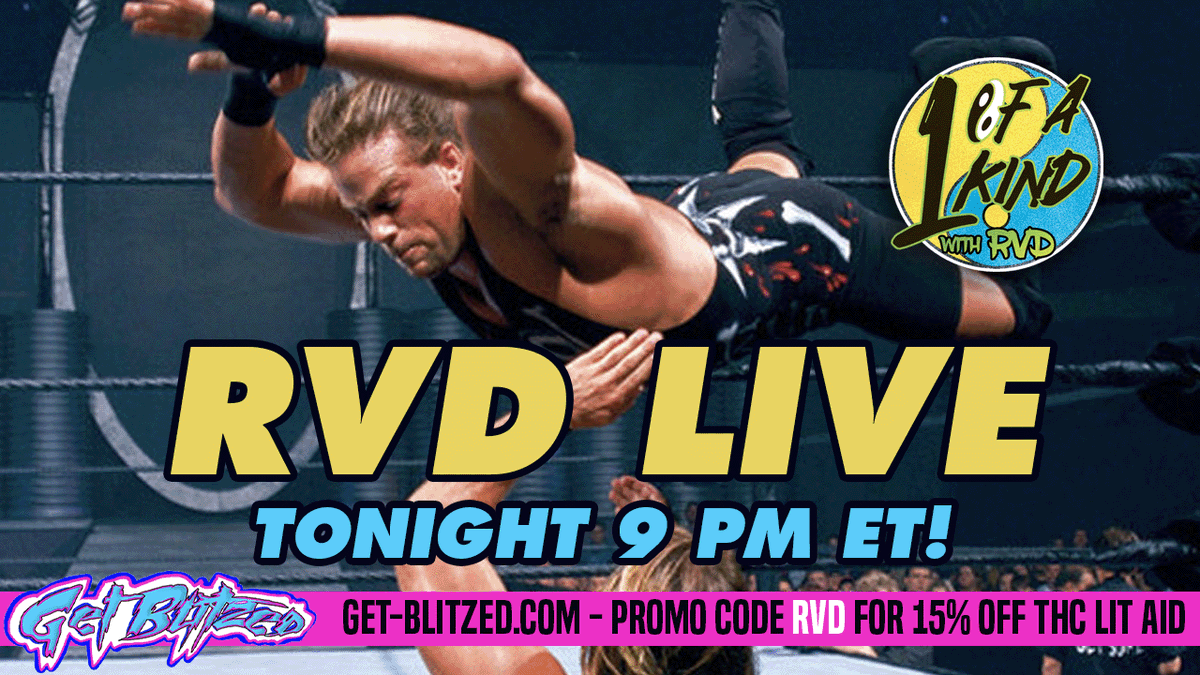 🚨 TONIGHT AT 9:15 PM ET! 🚨 Join RVD LIVE for the latest recording of @RVDPod! 

You better tune in cause we just may have a special guest tonight! 👀 Subscribe, like and #RTForRVD!

TUNE IN 📺: youtube.com/watch?v=AreRc1…