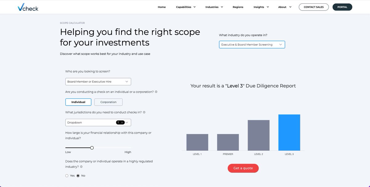 VcheckGlobal's tweet photo. ⏰ Instantly discover what report scope is right for your due diligence needs. Use our interactive questionnaire and get your result within a minute: https://t.co/TowpMo1FB8

#duediligence #backgroundchecks #risk https://t.co/dMI4mnwSUR