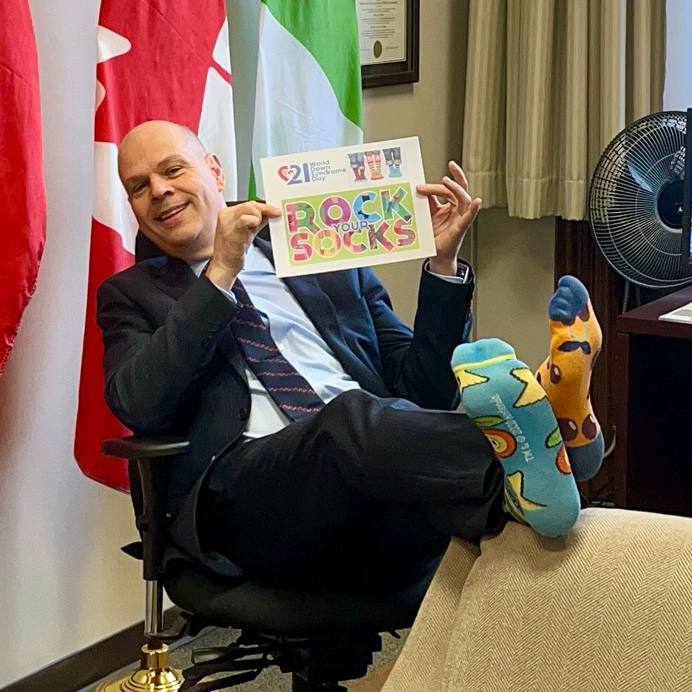 jamiewestndp's tweet image. Today is #WorldDownSyndromeDay. 
March 21st (3/21) was chosen for #WDSD to signify the uniqueness of the triplication of the 21st chromosome which causes Down syndrome.

#EndTheStereotypes
#RockYourSocks