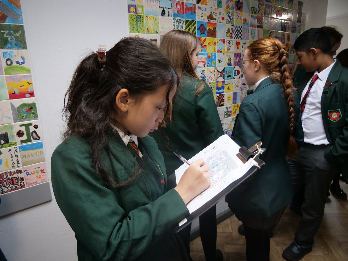 Mr Murphy & his 71/Gg2 pupils are supporting Neurodiversity Week. They completed an environmental sensory map of school to consider how individuals may experience geographical spaces differently and develop field work skills. #neurodiversityweek