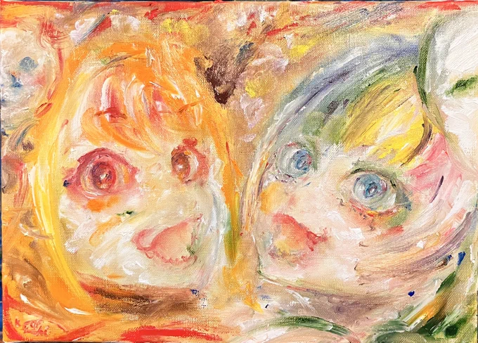 ココらで-聡明破天荒-by oilpainting#らでん似絵 #みかじ絵 #桐生コ個展5 #dearc5 