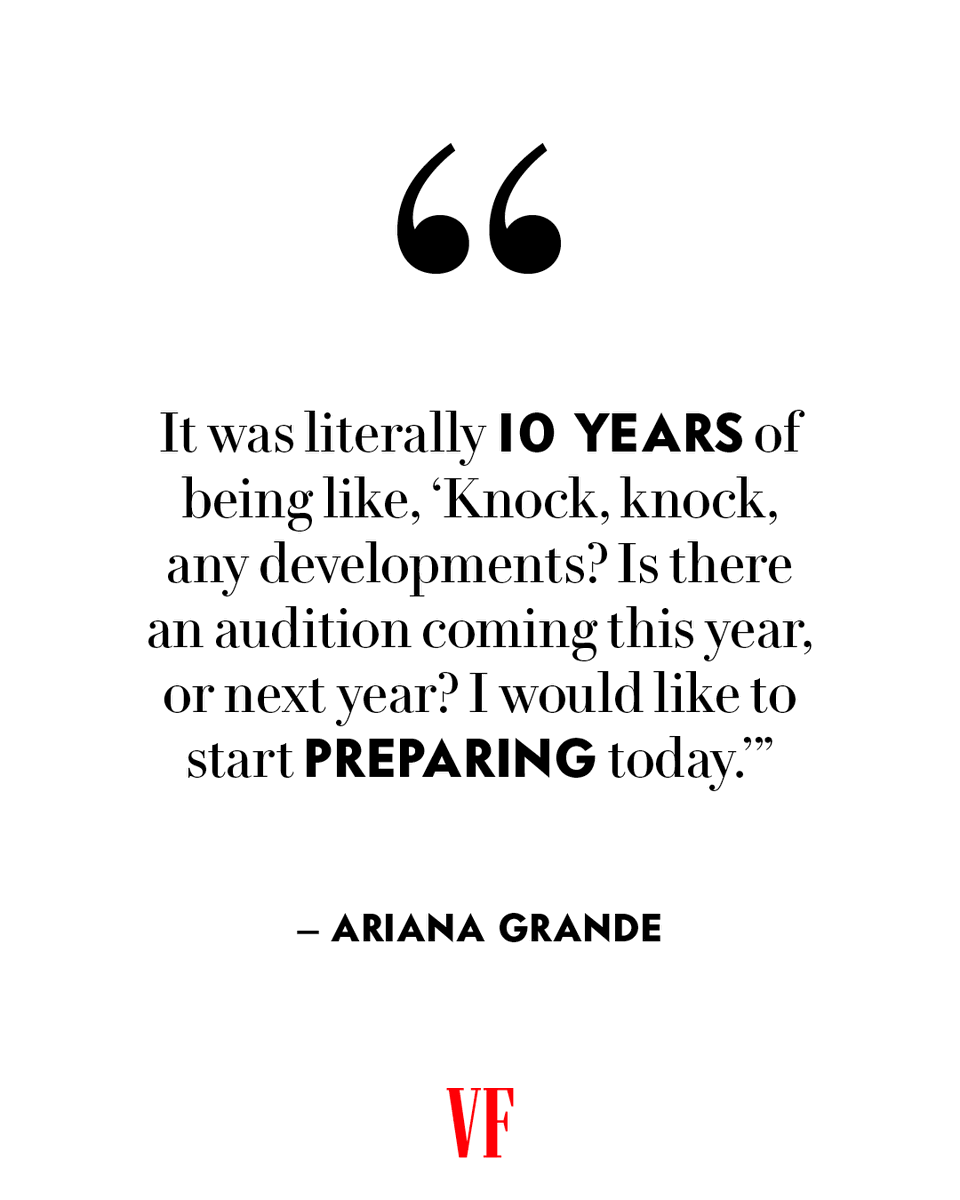 Ariana Grande’s connection to the character of Glinda in #Wicked runs deep. The Grammy winner reached out to producer Marc Platt for almost a decade for the chance to portray the Good Witch. 🔗: vntyfr.com/tFa0W2X