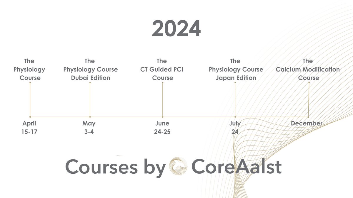CoreAalst is filled with learning opportunities in 2024! 🎓 The Physiology Course, 15-17 April - Hurry, almost full! Secure one of the last few spots @orsiacademy Choose on-site or virtual: coreaalst.com/physiology 🏃‍♂️ 🌞The Physiology Course – Dubai edition, 3-4 May. 🇦🇪 🔍The…