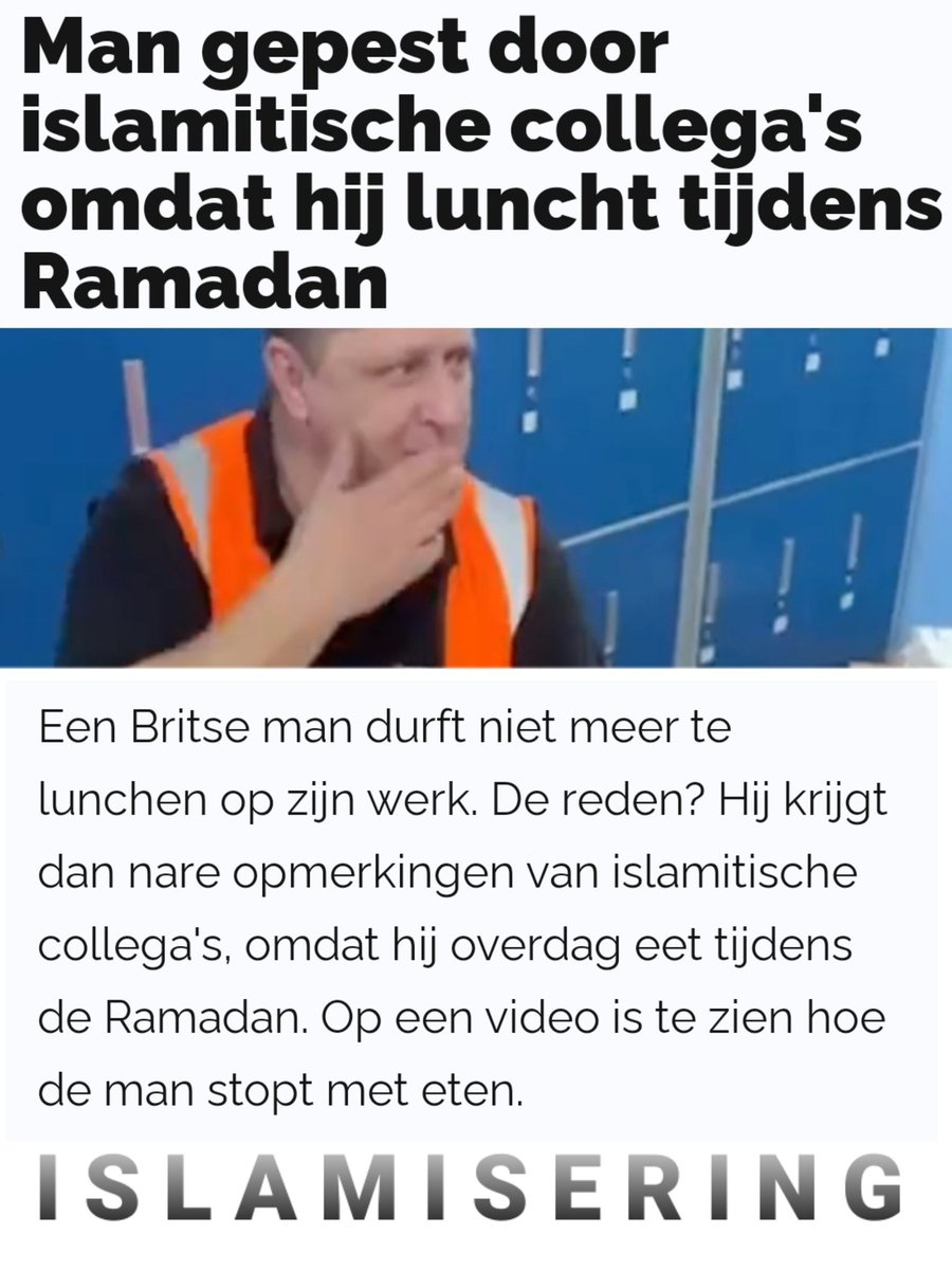 TonyHellings's tweet photo. En dan glashard durven beweren dat er geen sprake is van Islamisering en omvolking! Dus de Jettens, Timmermansen, Bonteballen, Dassens, Bikkers kunnen de pot op! https://t.co/NcxeZaByY4